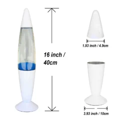 White & Blue Classic Lava Lamp -Lighting Shop 13892606 1944998573049095