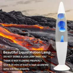 White & Blue Classic Lava Lamp -Lighting Shop 13892606 8334998573234132