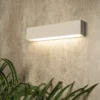 Cannes 10w Outdoor LED Linear Wall Light (IP54) - White -Lighting Shop 13924359 2044980107653059