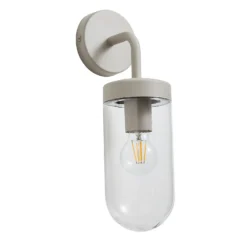 Kew Curved Arm E27 Outdoor Wall Light - Dove Grey 9 Kew Curved Arm E27 Outdoor Wall Light - Dove Grey -Lighting Shop 13924364 1104980109341906
