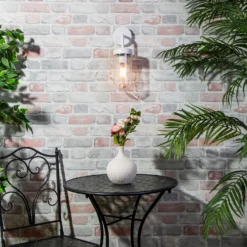 Kew Curved Arm E27 Outdoor Wall Light - Ivory 11 Kew Curved Arm E27 Outdoor Wall Light - Ivory -Lighting Shop 13924366 5944980108291303