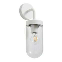 Kew Curved Arm E27 Outdoor Wall Light - Ivory 9 Kew Curved Arm E27 Outdoor Wall Light - Ivory -Lighting Shop 13924366 6654980108520254