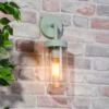 Kew Curved Arm E27 Outdoor Wall Light - Mint -Lighting Shop 13924367 1645005578592944