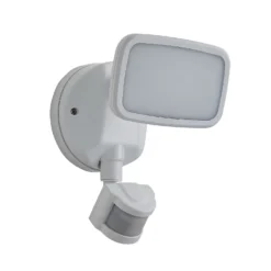 Lynn LED Outdoor Floodlight With PIR Sensor (IP65) - White -Lighting Shop 13924379 1484980108747339