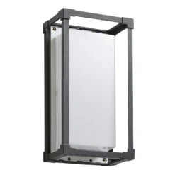 Pessac 18w LED Outdoor Box Lantern (IP54) - Black -Lighting Shop 13924387 1414980109523442