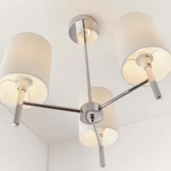 Kari 3 Light Semi Flush Ceiling Light - Chrome 13 Kari 3 Light Semi Flush Ceiling Light - Chrome -Lighting Shop 13938480 4384981961057298