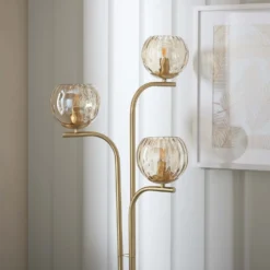 Geneva Floor Lamp - Brass -Lighting Shop 13938487 1374981960112145