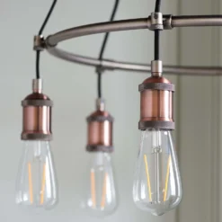 Henrik 6 Light Pendant Light - Pewter 13 Henrik 6 Light Pendant Light - Pewter -Lighting Shop 13938489 6024981961047983