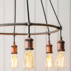 Henrik 6 Light Pendant Light - Pewter 11 Henrik 6 Light Pendant Light - Pewter -Lighting Shop 13938489 8944981960968672