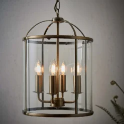 Abott 4 Light Pendant Light - Brass -Lighting Shop 13938493 1444981958158269