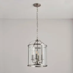 Abott 4 Light Pendant Light - Nickel -Lighting Shop 13938494 7424981959186081