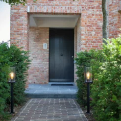 Lutec Flair E27 Outdoor Bollard Light - Black -Lighting Shop 13950211 1044993071837372