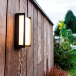 Lutec Qubo LED Rectangle Outdoor Wall Light - Anthracite 9 Lutec Qubo LED Rectangle Outdoor Wall Light - Anthracite -Lighting Shop 13950212 1964993052280360