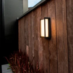 Lutec Qubo RGB LED Outdoor Wall Light With Lutec Connect Technology - Anthracite -Lighting Shop 13950214 1314993071536160