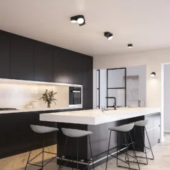 Lutec Stanos LED Indoor Ceiling Light With Lutec Connect Technology - Black - IP20 -Lighting Shop 13950224 1454993071697698