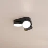 Lutec Stanos LED Indoor Ceiling Light With Lutec Connect Technology - Black - IP20