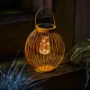 Homebase Edit Multicoloured Solar Round Bar Lantern (3 Colours Available) -Lighting Shop 13956307 2105002413913125