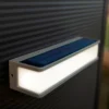 Lutec Doblo Solar Powered LED Wall Light - Anthracite -Lighting Shop 13971737 5824993071422811