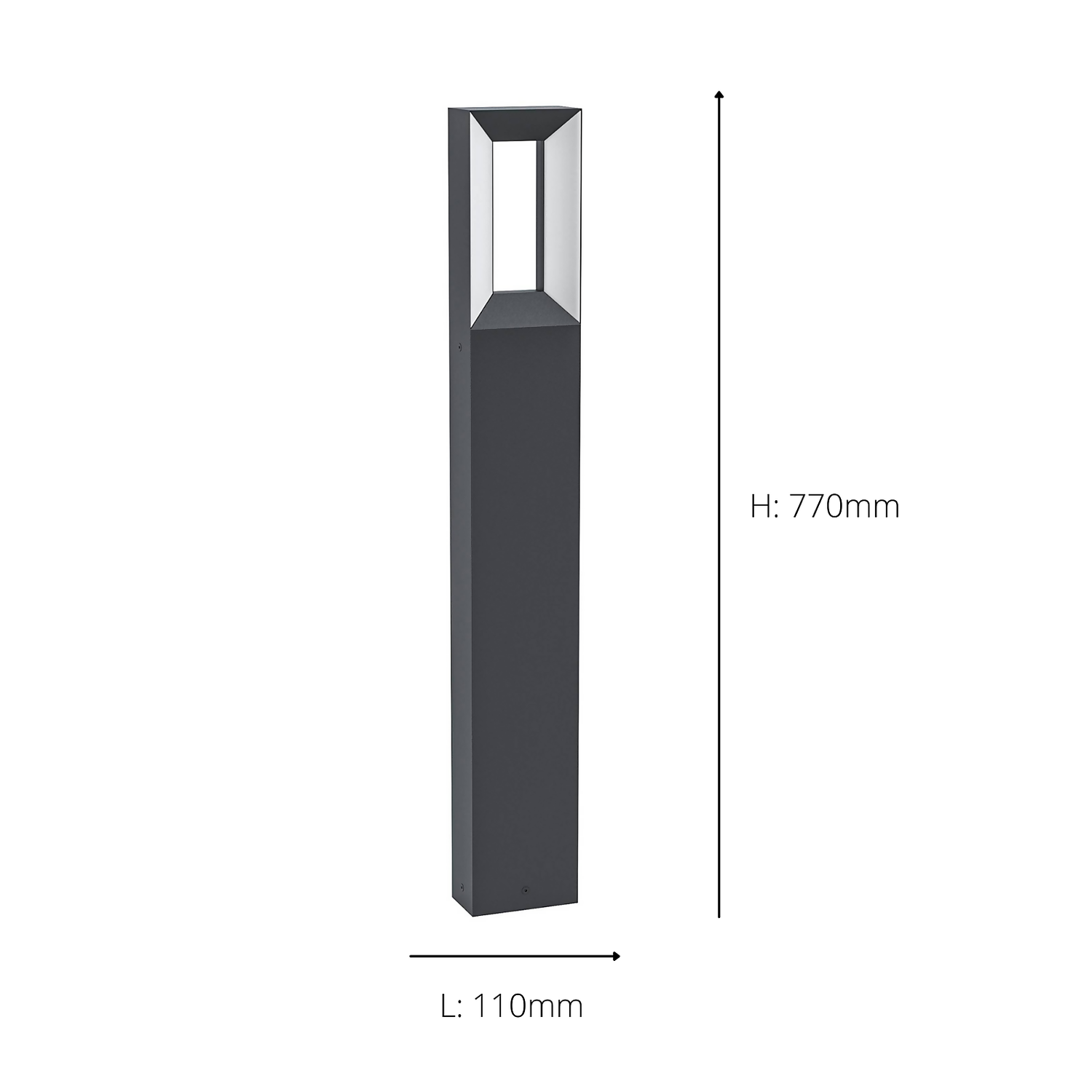Eglo Riforano Outdoor LED Bollard Light 6 Eglo Riforano Outdoor LED Bollard Light - Image 4