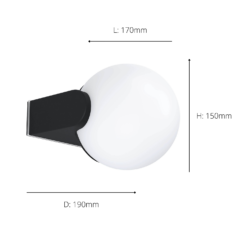 Eglo Rubio Outdoor Wall Light -Lighting Shop 14222383 1515020562761332