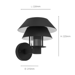 Eglo Chiappera Outdoor Wall Light -Lighting Shop 14222398 8045020562789346