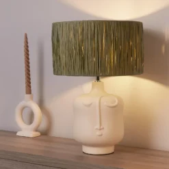 Face Table Lamp - Sage -Lighting Shop 14232791 1515027588655174