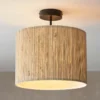 Caen Semi Flush Ceiling Light - Natural -Lighting Shop 14301796 1725038438811928