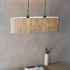 Caen Linear Pendant Ceiling Light - Natural 15 Caen Linear Pendant Ceiling Light - Natural -Lighting Shop 14301798 6105038439722656