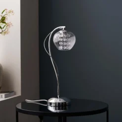 Clashmore Table Lamp - Chrome Effect -Lighting Shop 14301800 3735038440032172