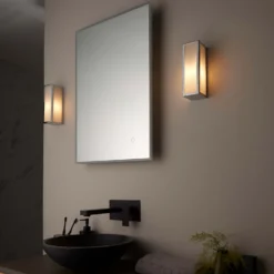 Daltra Small Bathroom Wall Light - Chrome Effect -Lighting Shop 14301804 1275038439917902