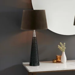 Fearn Table Lamp - Charcoal -Lighting Shop 14301810 8765038437934269