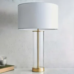 Gills Table Lamp - Brass Effect -Lighting Shop 14301812 1735038492908666