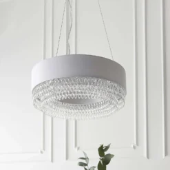 Langwell Pendant Ceiling Light - Grey 12 Langwell Pendant Ceiling Light - Grey -Lighting Shop 14301816 1115038439431956