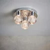 Leoch Bathroom Flush Ceiling Light - Chrome Effect 2 Leoch Bathroom Flush Ceiling Light - Chrome Effect -Lighting Shop 14301817 1325038438905081