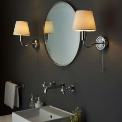 Naim Bathroom Wall Light - Chrome Effect -Lighting Shop 14301819 6905038437877692