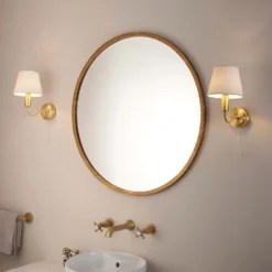 Naim Bathroom Wall Light - Brass Effect 14 Naim Bathroom Wall Light - Brass Effect -Lighting Shop 14301821 1925038439486052