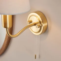 Naim Bathroom Wall Light - Brass Effect 17 Naim Bathroom Wall Light - Brass Effect -Lighting Shop 14301821 2615038439712534