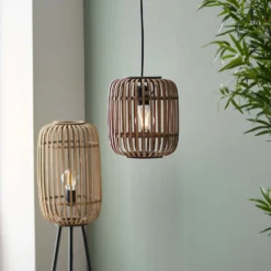 Saval Pendant Ceiling Light - Natural Bamboo 16 Saval Pendant Ceiling Light - Natural Bamboo -Lighting Shop 14301825 1615038438178055