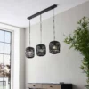 Saval 3 Lamp Pendant Diner Bar Light - Dark Bamboo 2 Saval 3 Lamp Pendant Diner Bar Light - Dark Bamboo -Lighting Shop 14301826 1265038437687258