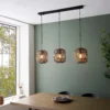 Saval 3 Lamp Pendant Diner Bar Light - Natural Bamboo -Lighting Shop 14301827 1045038439130405