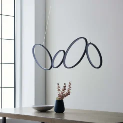 Torbeg Integrated LED Pendant Ceiling Light - Black 12 Torbeg Integrated LED Pendant Ceiling Light - Black -Lighting Shop 14301828 1655038438841229