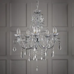 Shanzie Pendant Bathroom Ceiling Light - Chrome Effect -Lighting Shop 14301830 1355038492919715