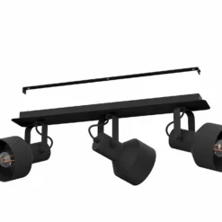Eglo Casibare 3 Lamp Spotlight - Black -Lighting Shop 14302941 1465038223058255