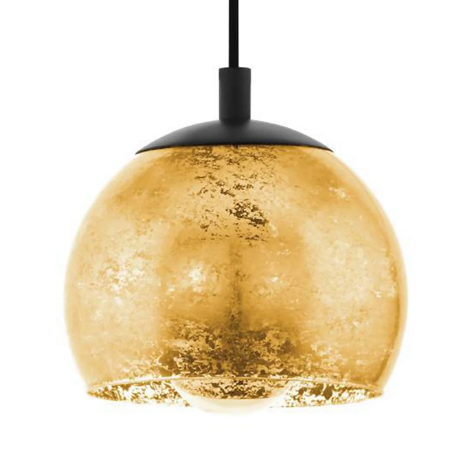 Eglo Albaraccin Pendant Ceiling Light - Black & Gold 5 Eglo Albaraccin Pendant Ceiling Light - Black & Gold - Image 3
