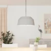 Eglo Contrisa Pendant Ceiling Light - Light Grey 1 Eglo Contrisa Pendant Ceiling Light - Light Grey -Lighting Shop 14302954 1435038224050778