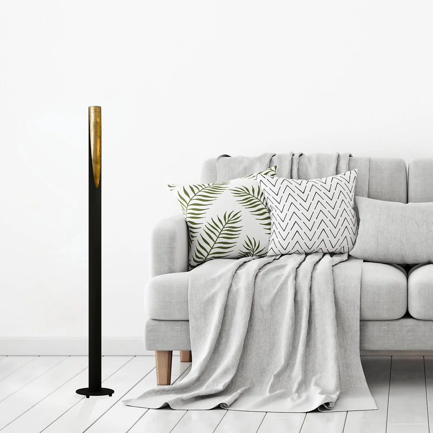 Eglo Barbotto Floor Lamp - Black & Gold 3 Eglo Barbotto Floor Lamp - Black & Gold