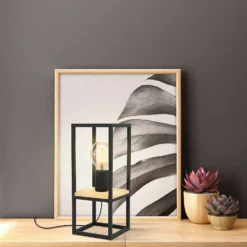 Eglo Libertad Table Lamp - Black -Lighting Shop 14302960 1435038223862036