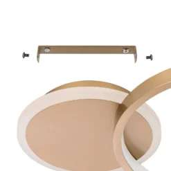 Eglo Gafares Connect Smart Flush Ceiling Light - Gold -Lighting Shop 14302965 1915038223724825