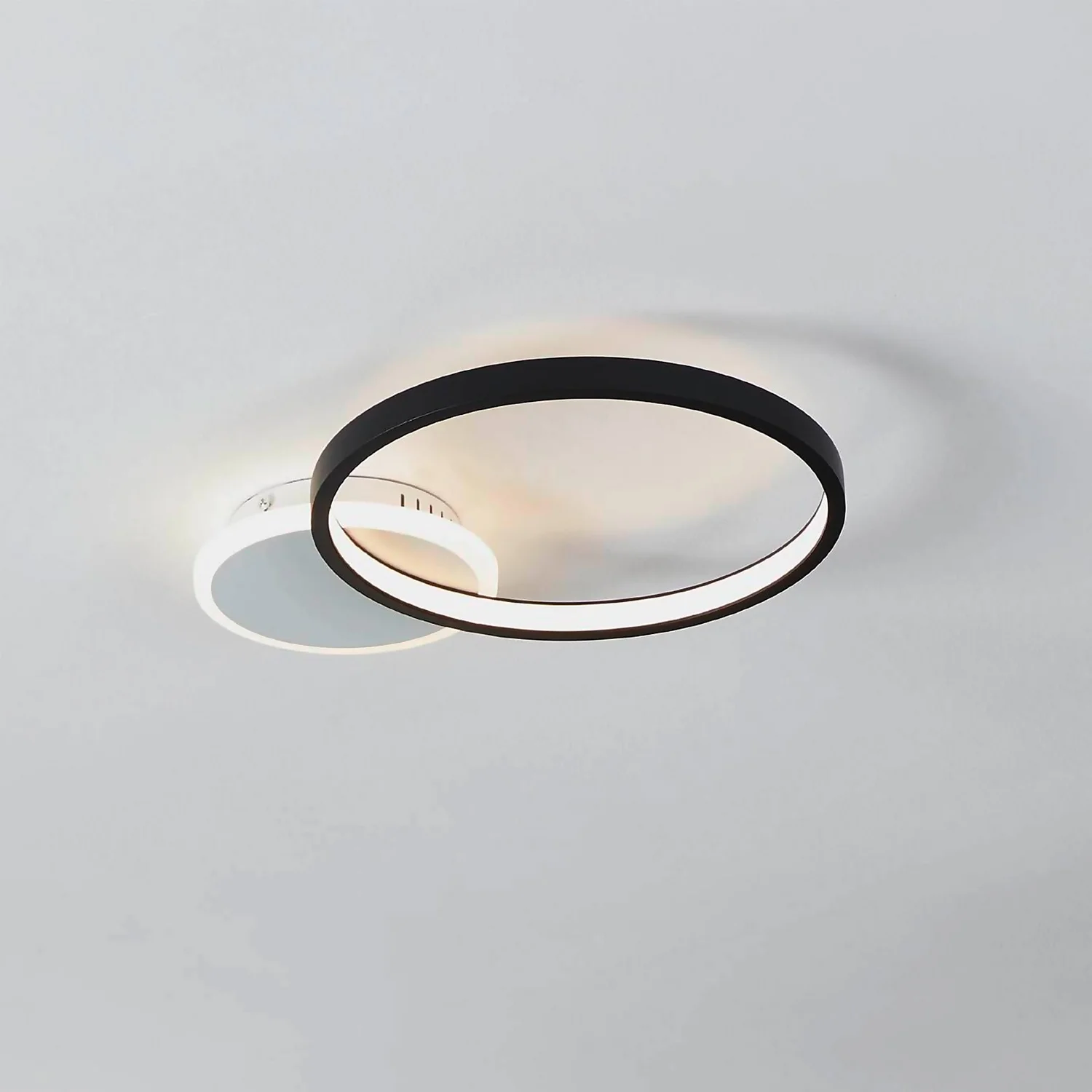 Eglo Gafares Connect Smart Flush Ceiling Light - Black 3 Eglo Gafares Connect Smart Flush Ceiling Light - Black