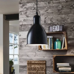Eglo Priddy Pendant Ceiling Light - Black -Lighting Shop 14302969 7195038223630241